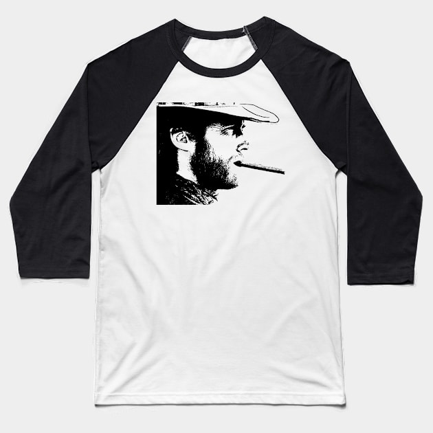 MAN WITH NO NAME Baseball T-Shirt by shethemastercovets